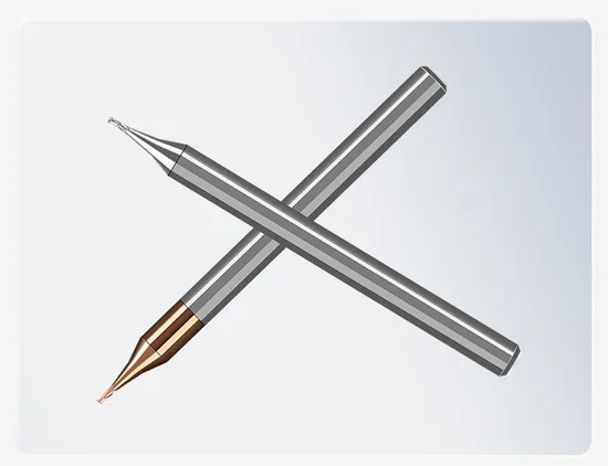 Carbide CNC Micro Diameter End Mill 2 Flute Flat Micro Flute
